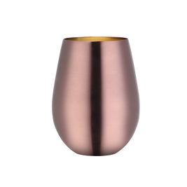 Verre en acier inoxydable Hanam de Hausslyon, design moderne et élégant, vue de face, matériau durable et résistant.