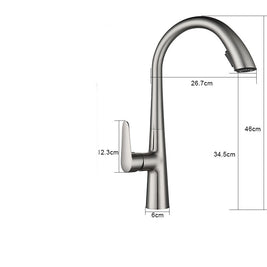 Concealed Pull-out Faucet With Copper Body In Outlet Trough - HAUSSLYON