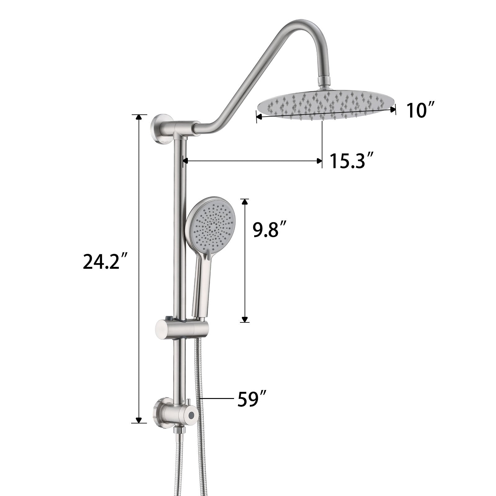 ROBINET DE DOUCHE - - HAUSSLYON