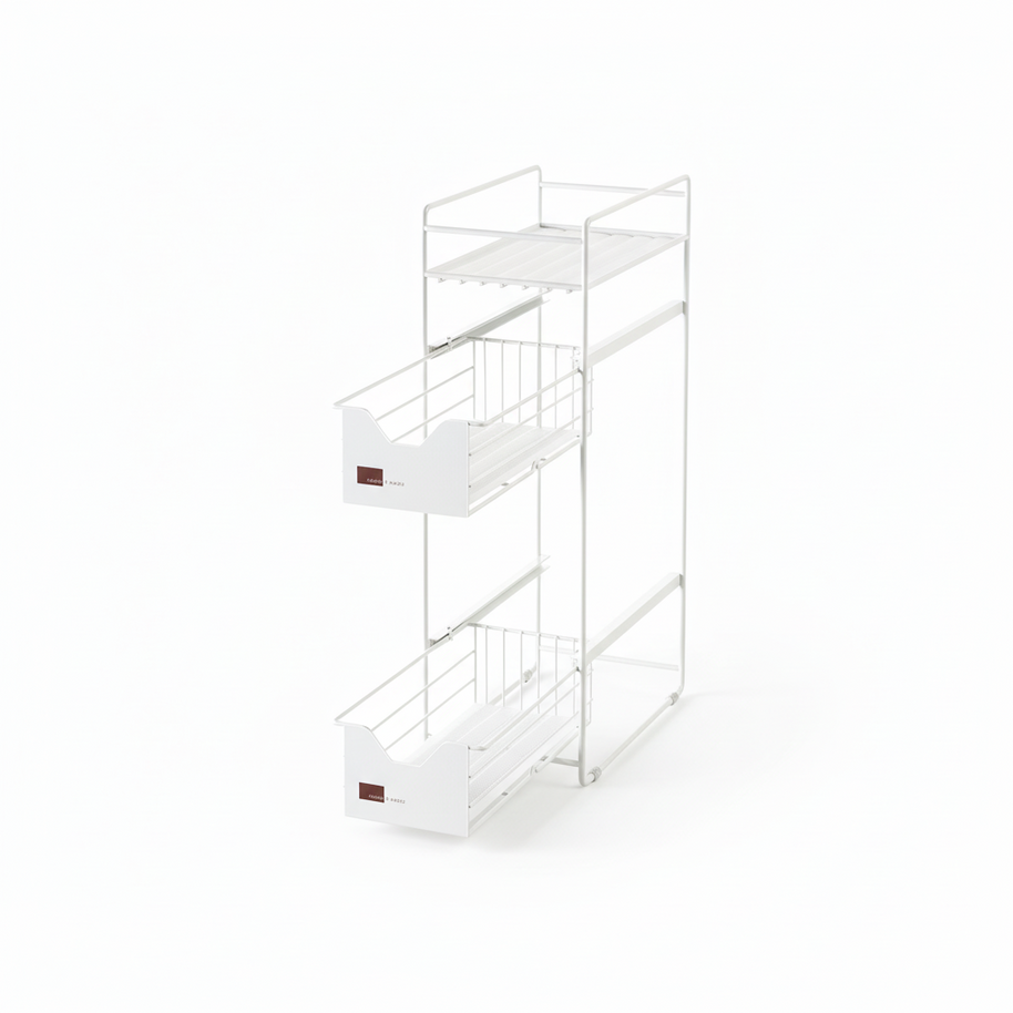 Support de rangement VidaXL Joliette, structure en bois avec plusieurs compartiments pour organiser efficacement l'espace.