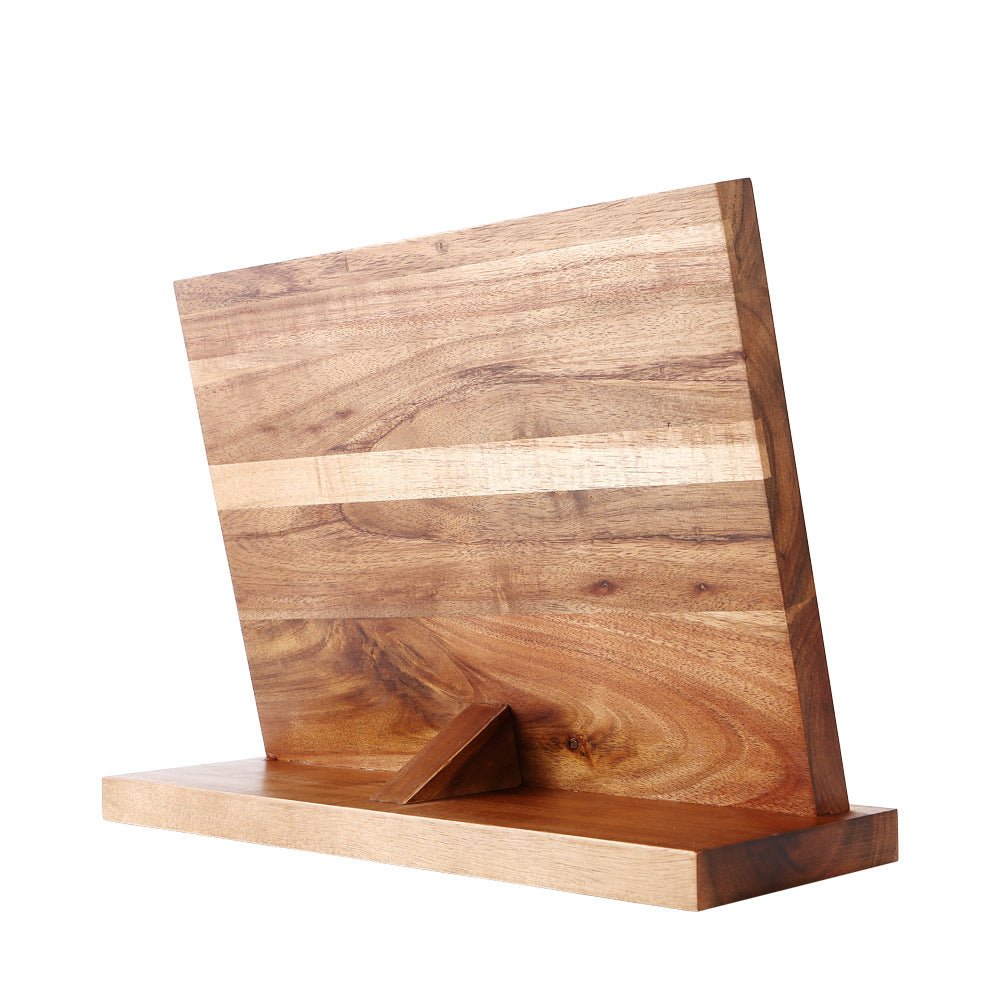 Kitchen Magnetic Wooden Knife Holder - HAUSSLYON