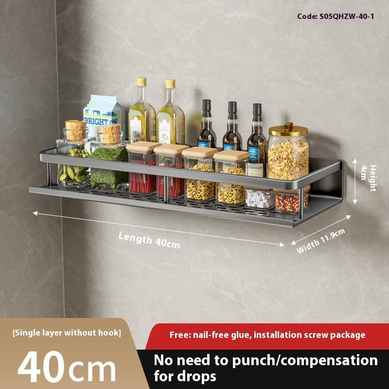 Kitchen Rack Seasoning Multifunctional Wall Mount Storage - HAUSSLYON