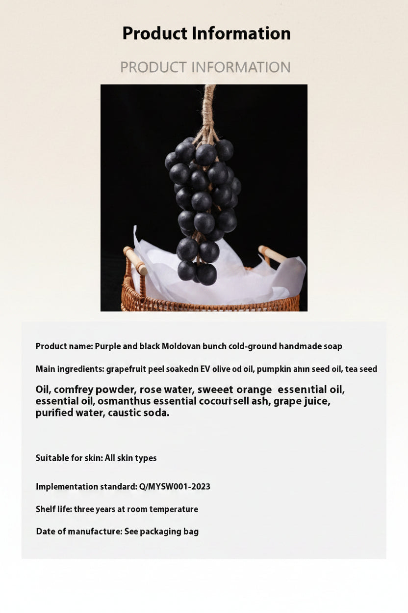 SAVON EN FORME DE GRAPE DE RAISINS - MARTOS