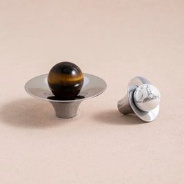 Boutons VidaXL Malbaie, décoration en bois naturel avec détails sculptés, parfait pour meubles ou projets de bricolage.