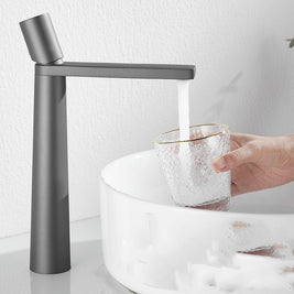 German Craft Basin Faucet Gun Grey Faucet Bathroom - HAUSSLYON