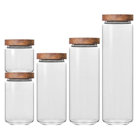 Glass Storage Bottles - HAUSSLYON