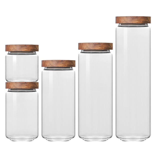 Glass Storage Bottles - HAUSSLYON