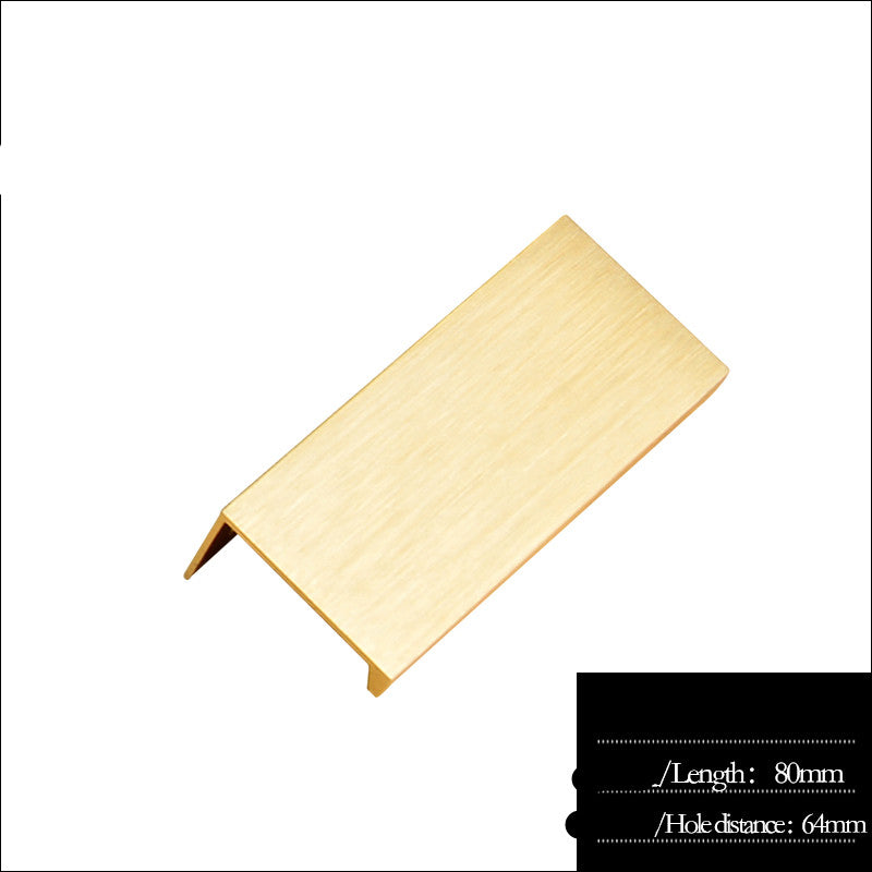 Hidden edge hardware handle - HAUSSLYON