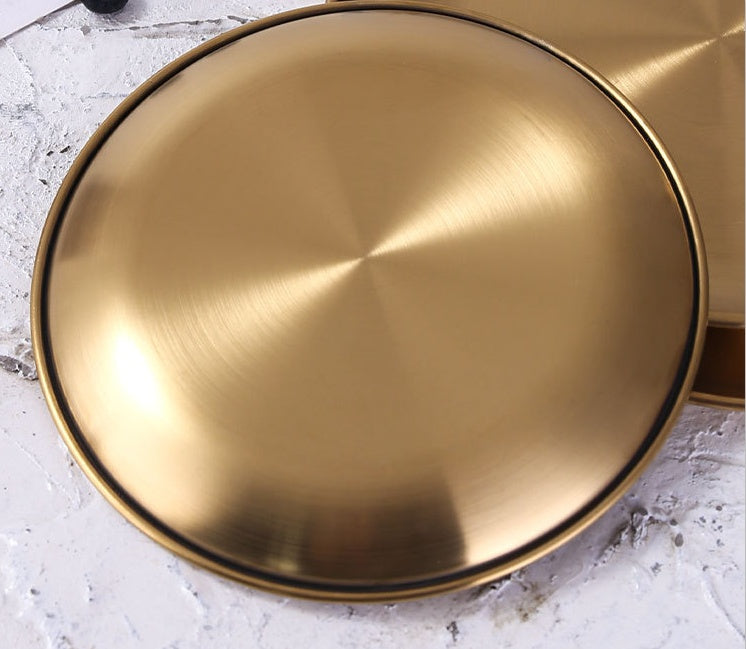 Assiettes VidaXL Hanam en céramique blanche avec motif élégant, parfaites pour la table de dîner.