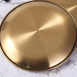 Assiettes VidaXL Hanam en céramique blanche avec motif élégant, parfaites pour la table de dîner.