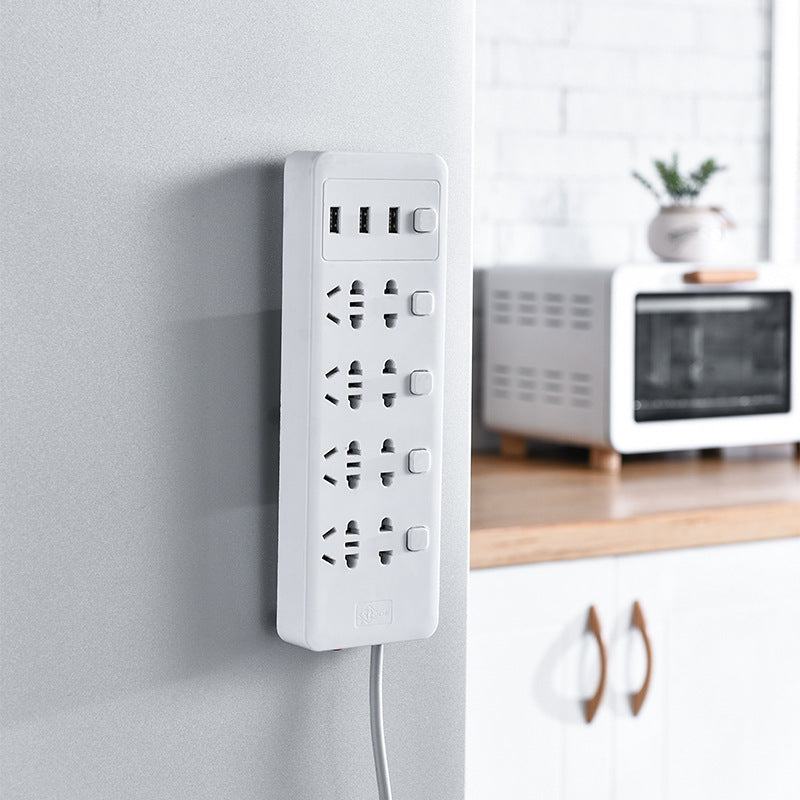 Socket holder wall sticker router storage without trace - HAUSSLYON