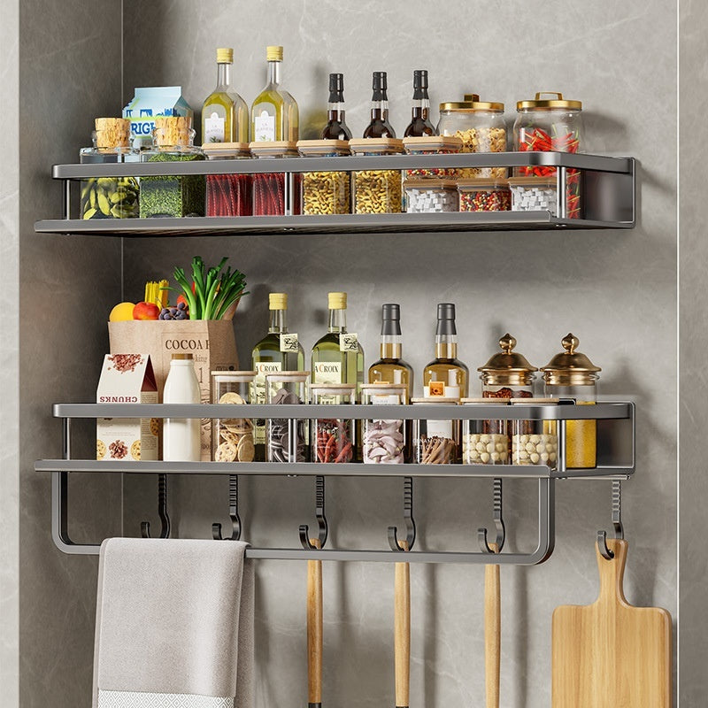 Kitchen Rack Seasoning Multifunctional Wall Mount Storage - HAUSSLYON