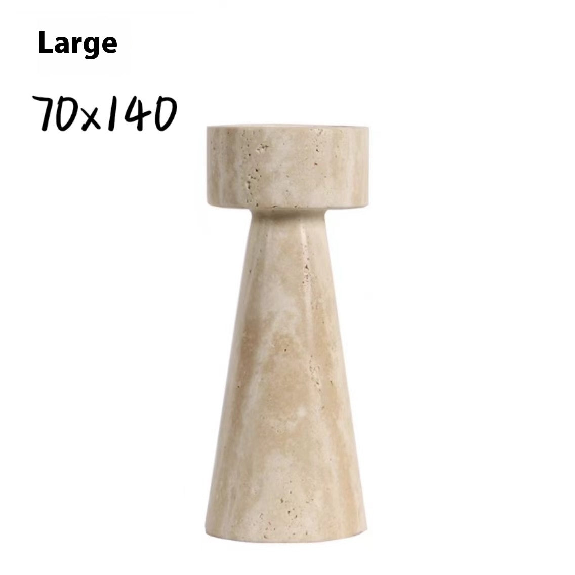 Creative Natural Cave Stone Candlestick Furnishings Ornaments - HAUSSLYON