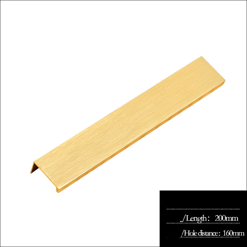 Hidden edge hardware handle - HAUSSLYON