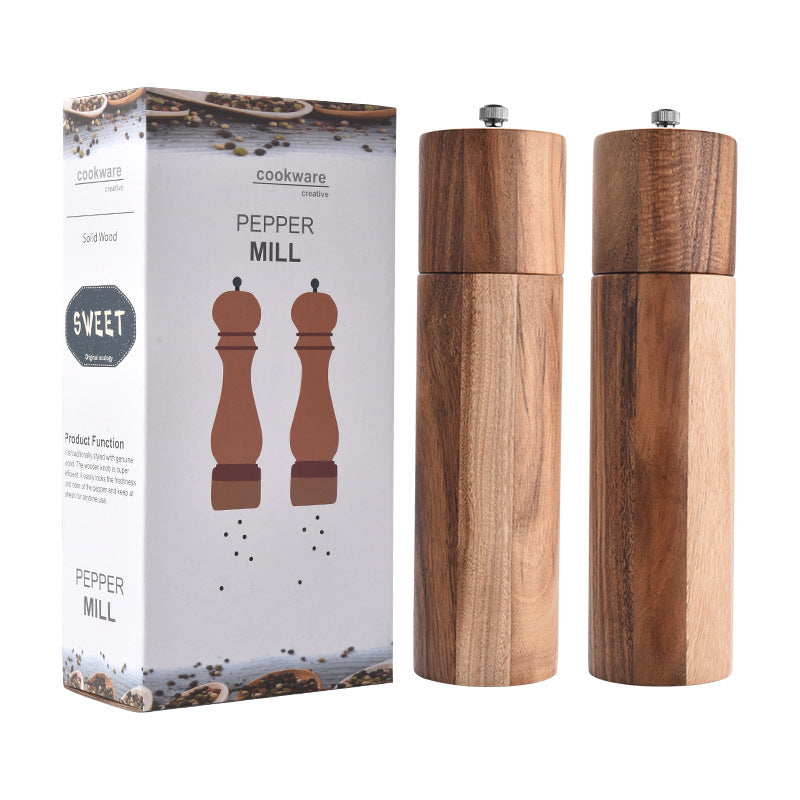 Cylindrical ceramic core manual pepper grinder - HAUSSLYON