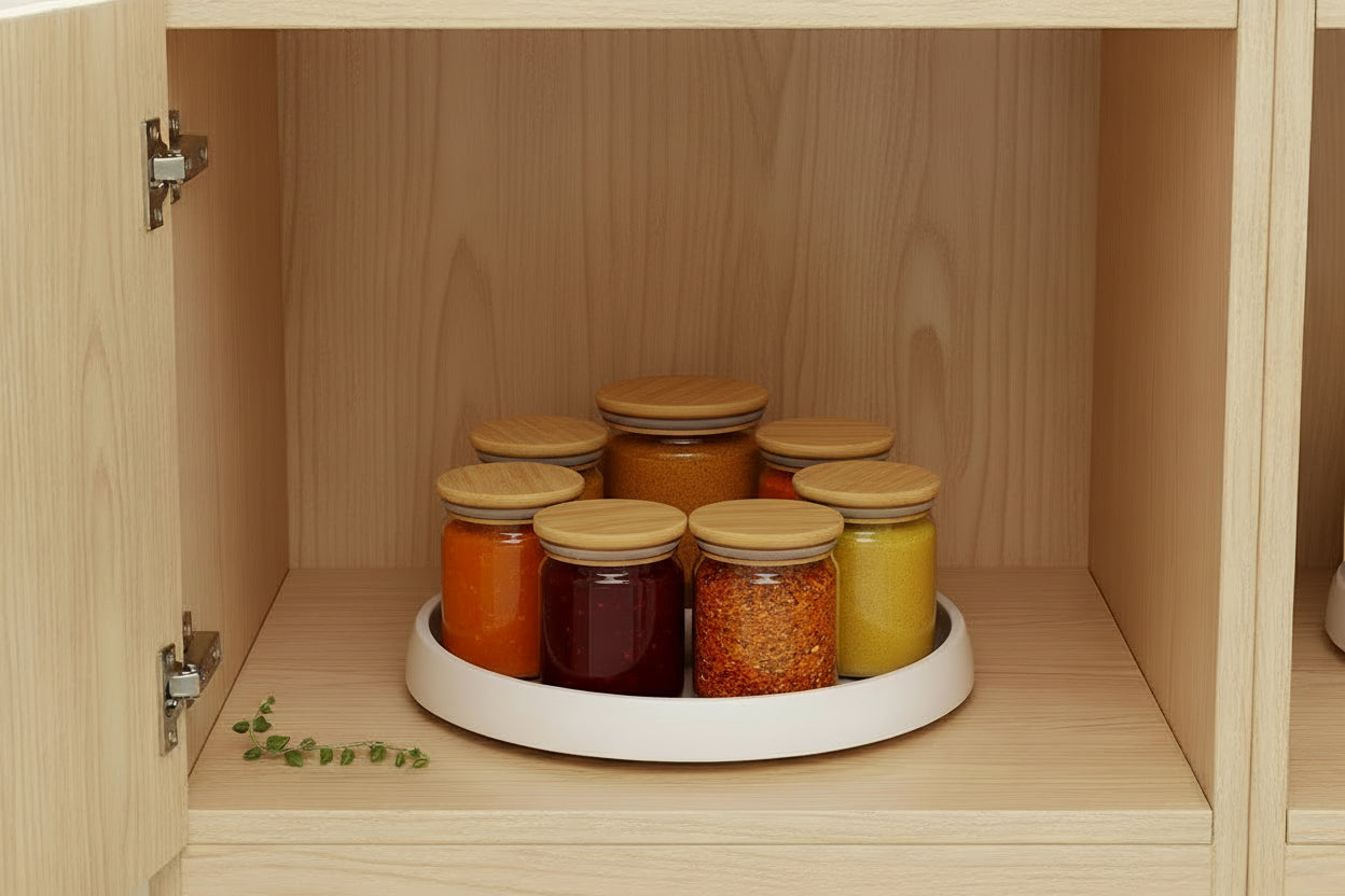 Rotating corner stand condiment - HAUSSLYON
