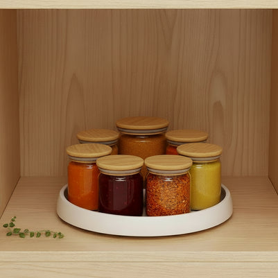 Support rotatif de cuisine VidaXL Sherbrooke, robuste en métal, conçu pour une utilisation pratique et flexible en cuisine.