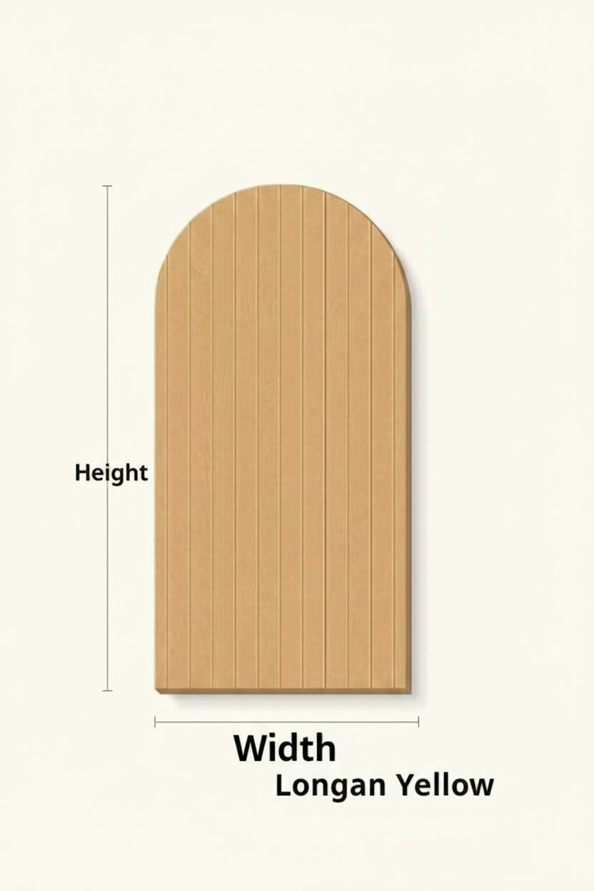 Arched Striped Felt Wall Sticker Felt Board Photo Wall - HAUSSLYON