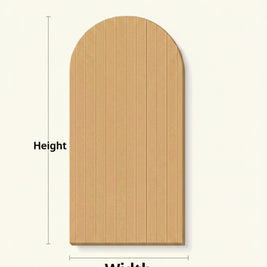 Arched Striped Felt Wall Sticker Felt Board Photo Wall - HAUSSLYON