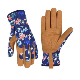 Gants de jardinage en microfibre HAUSSLYON, mains protégées, avec paume renforcée, pour travaux de jardinage.