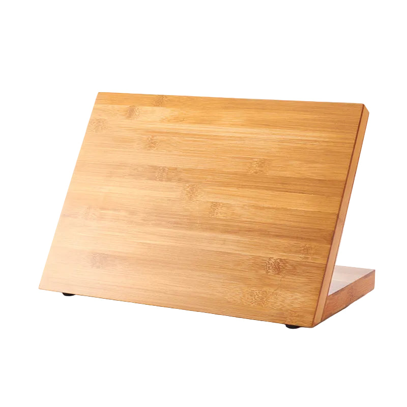 Porte couteaux magnétique HAUSSLYON BIBEY, en métal noir, fixation murale pour couteaux de cuisine élégants et pratiques.