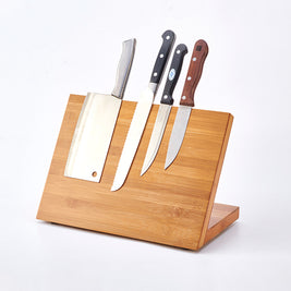 Porte couteaux magnétique Hauslyon, support pratique en métal pour organiser et fixer des couteaux dans la cuisine.