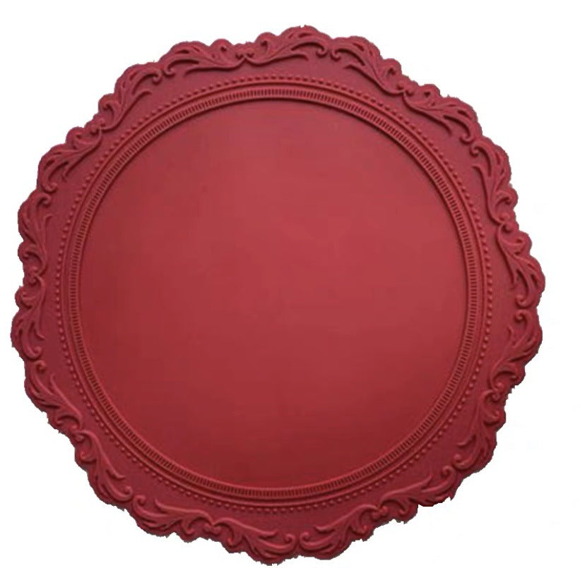 Vintage Embossed Placemat, Dish Mat, Heat Insulation Pot Mat - HAUSSLYON