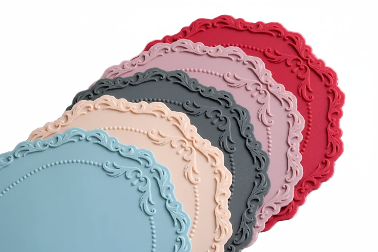 Vintage Embossed Placemat, Dish Mat, Heat Insulation Pot Mat - HAUSSLYON