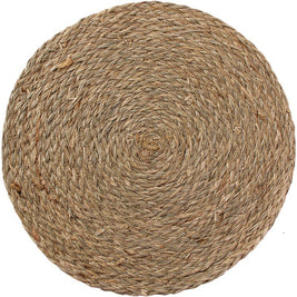 Japanese-Style Natural Aquatic Corn Husk Hand-Woven Placemats, Potholders, Round Western Food Coasters, Household Supplies - HAUSSLYON