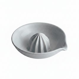 Juice d'agrumes RENFAN, bol presse-agrumes en plastique blanc avec cône pour extraction de jus.