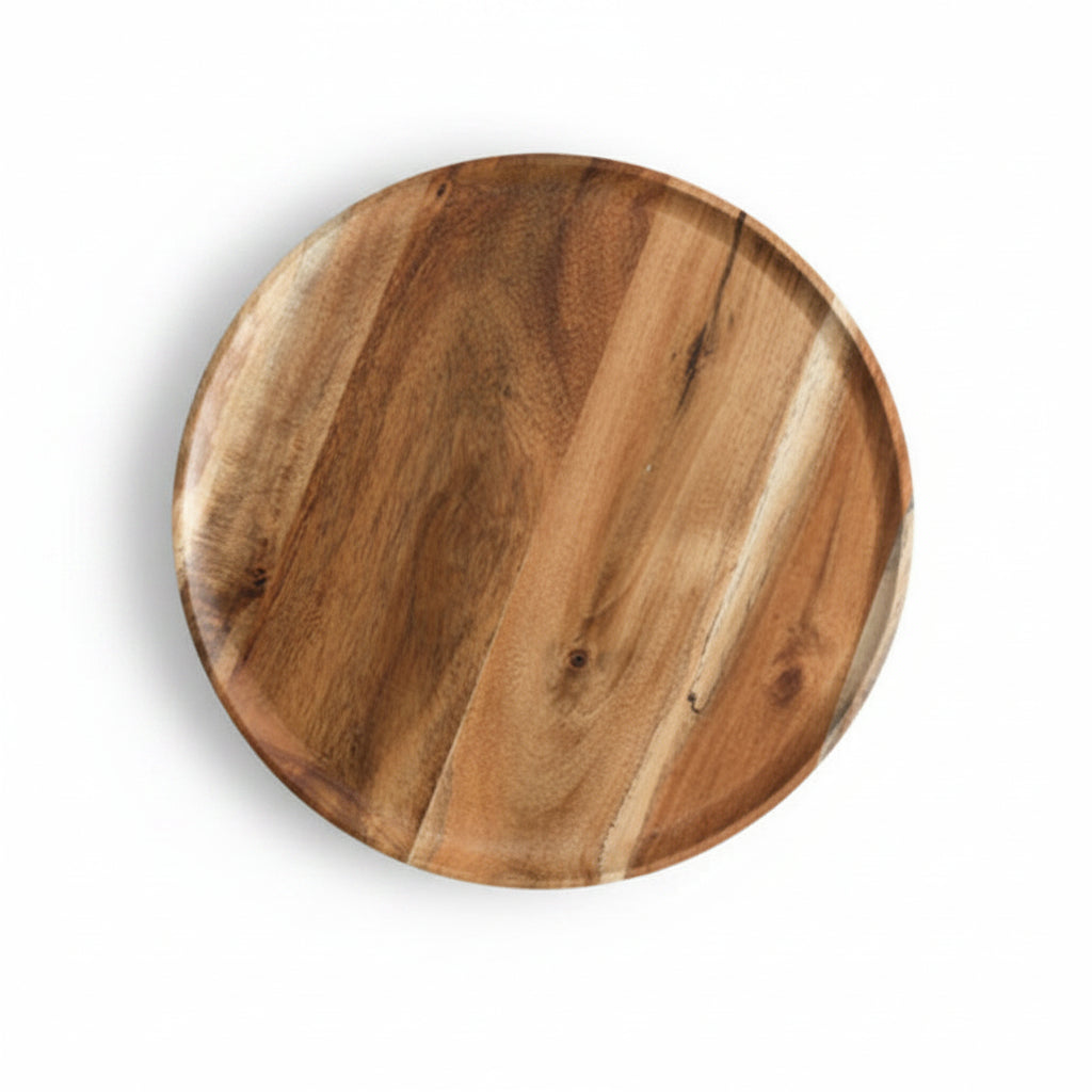 Japanese Style Oak Acacia Wooden Tray - HAUSSLYON