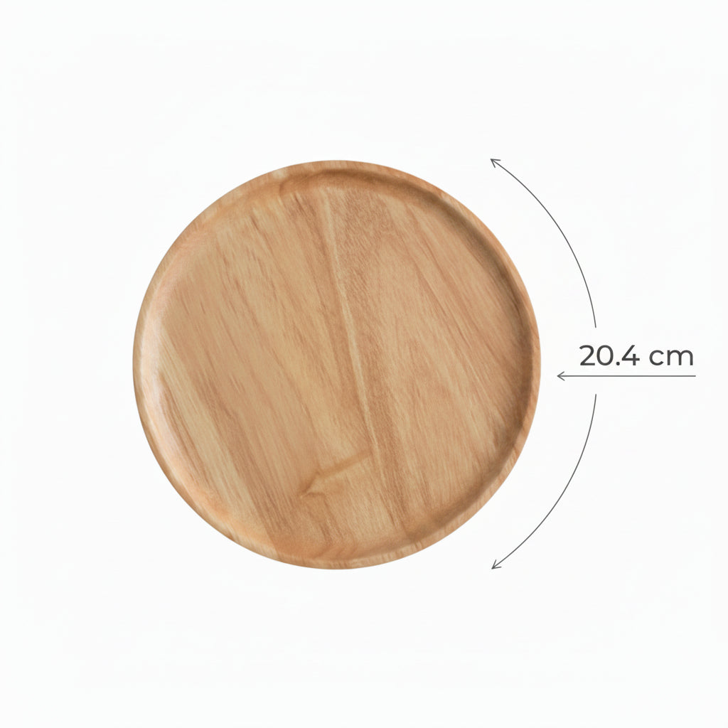 Japanese Style Oak Acacia Wooden Tray - HAUSSLYON