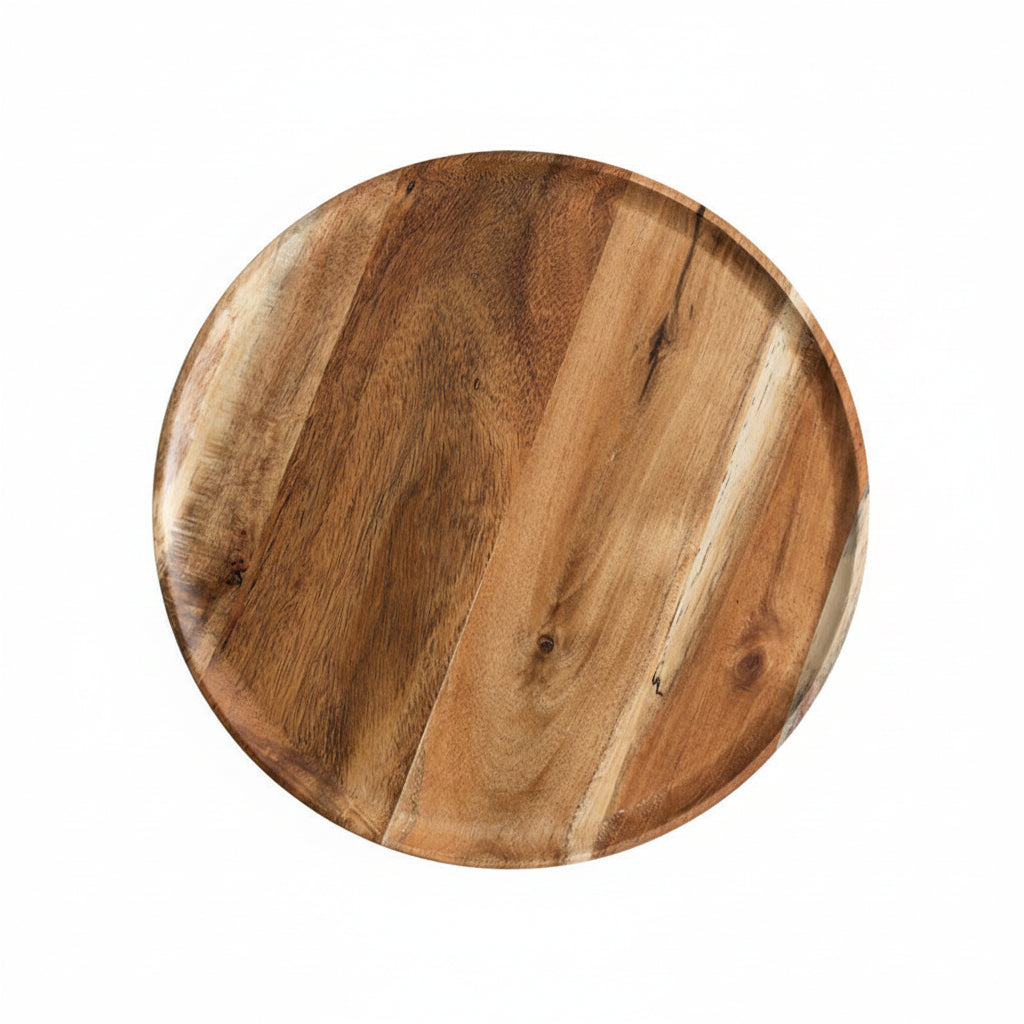 Japanese Style Oak Acacia Wooden Tray - HAUSSLYON