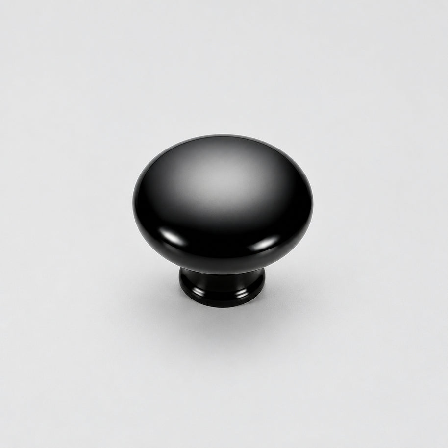 Poignée de porte de placard noire pour cuisine américaine, marque VidaXL, visible avec finition élégante et design moderne.