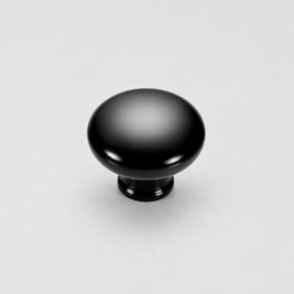 Poignée de porte de placard noire pour cuisine américaine, marque VidaXL, visible avec finition élégante et design moderne.