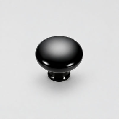Poignée de porte de placard noire pour cuisine américaine, marque VidaXL, visible avec finition élégante et design moderne.