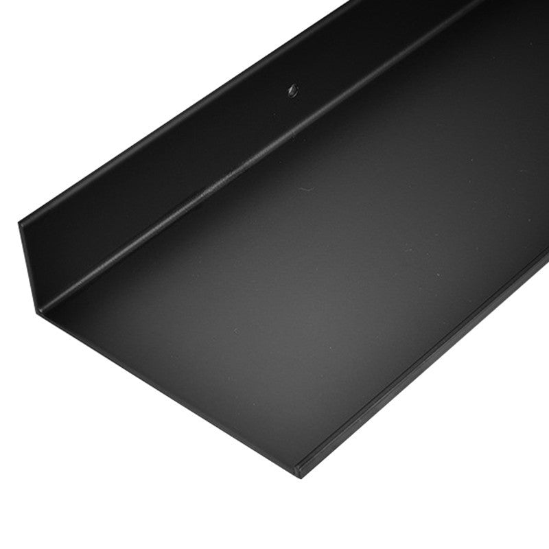 Black non-perforated bathroom shelf - HAUSSLYON