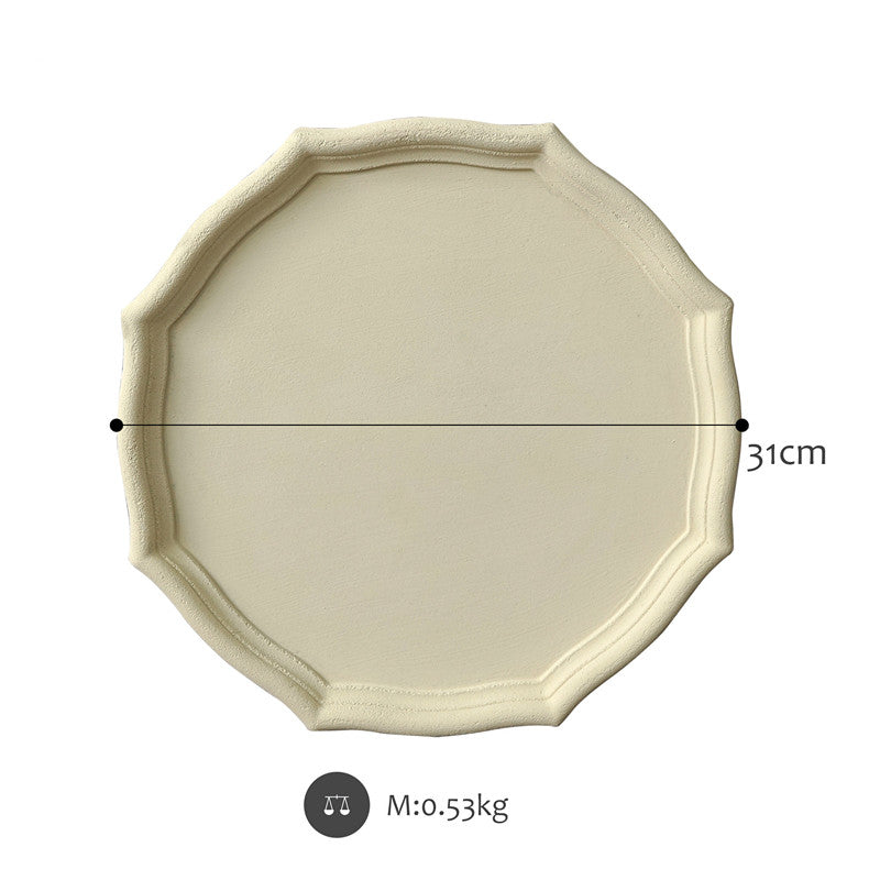 Plateau charme rustique en bois naturel avec finition élégante, signé Williamsburg par la marque Renfan.