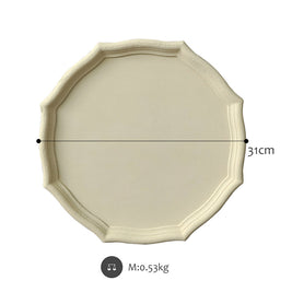 Plateau charme rustique en bois naturel avec finition élégante, signé Williamsburg par la marque Renfan.