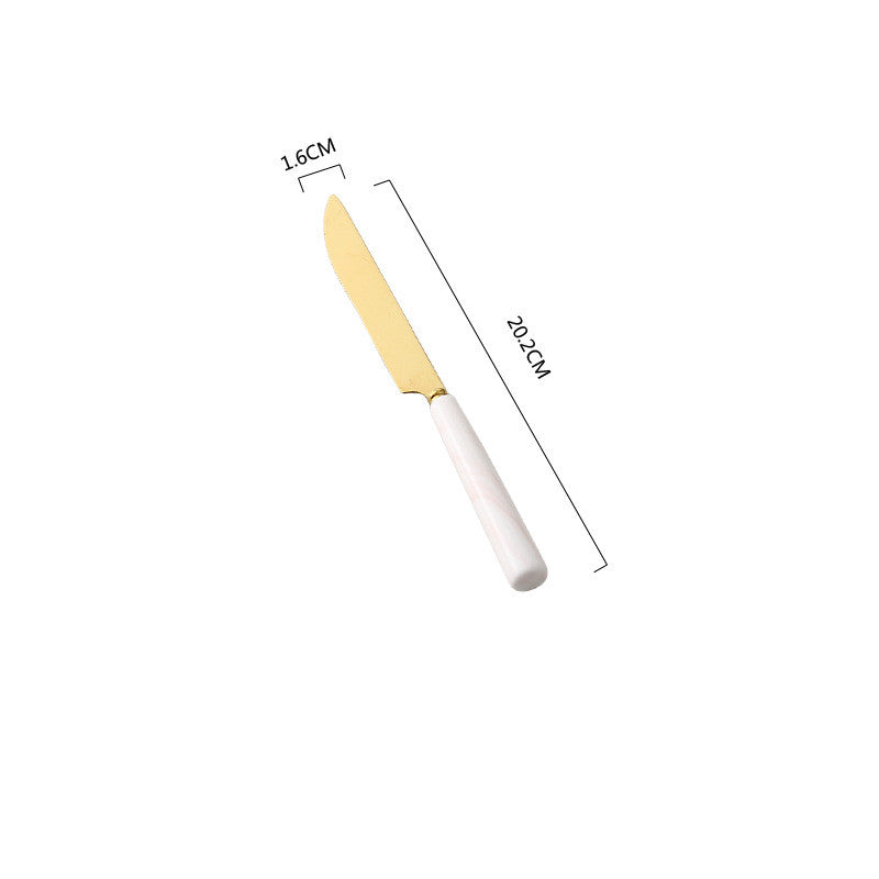 Ensemble de couverts Danglars VidaXL, comprenant fourchette, couteau et cuillère en acier inoxydable pour repas quotidiens.