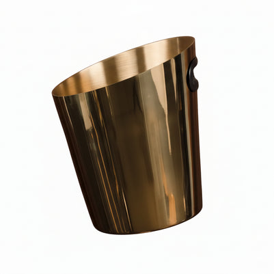 Inclined Stainless Steel Ice Bucket Ice Bucket Household Beer Bucket - HAUSSLYON