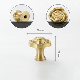 Boutons VidaXL Fleury II, petits boutons en céramique blancs avec motifs floraux, pour décoration ou couture.