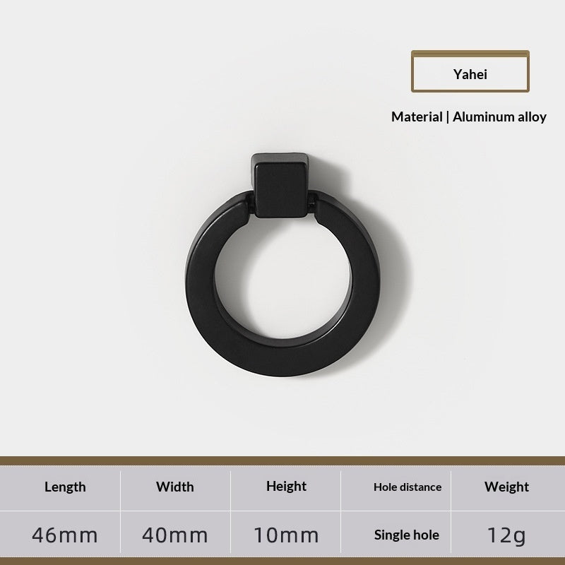 European-style Minimalist Vintage Single-hole Pull Ring Handle - HAUSSLYON
