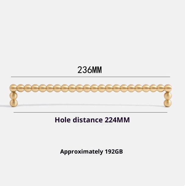 Retro Bronze Pearl Brass Handle Creative Light Luxury - HAUSSLYON