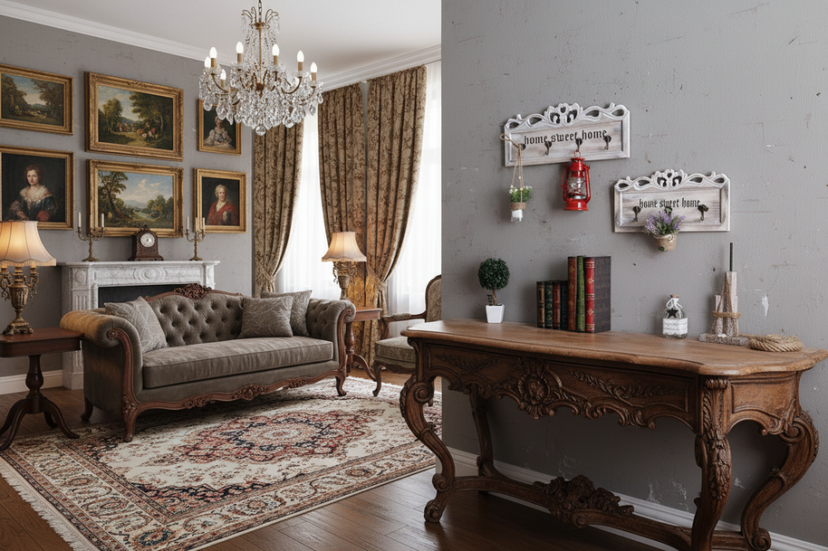 Mur mural en crochet Montcalm de VidaXL, décoration murale en tissage artisanal avec motifs géométriques modernes.