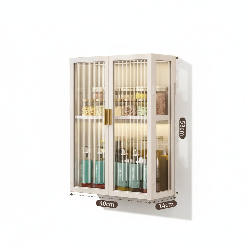 Rack Bathroom Light Luxury Cosmetics Storage Cabinet - HAUSSLYON