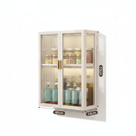 Rack Bathroom Light Luxury Cosmetics Storage Cabinet - HAUSSLYON