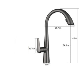 Concealed Pull-out Faucet With Copper Body In Outlet Trough - HAUSSLYON