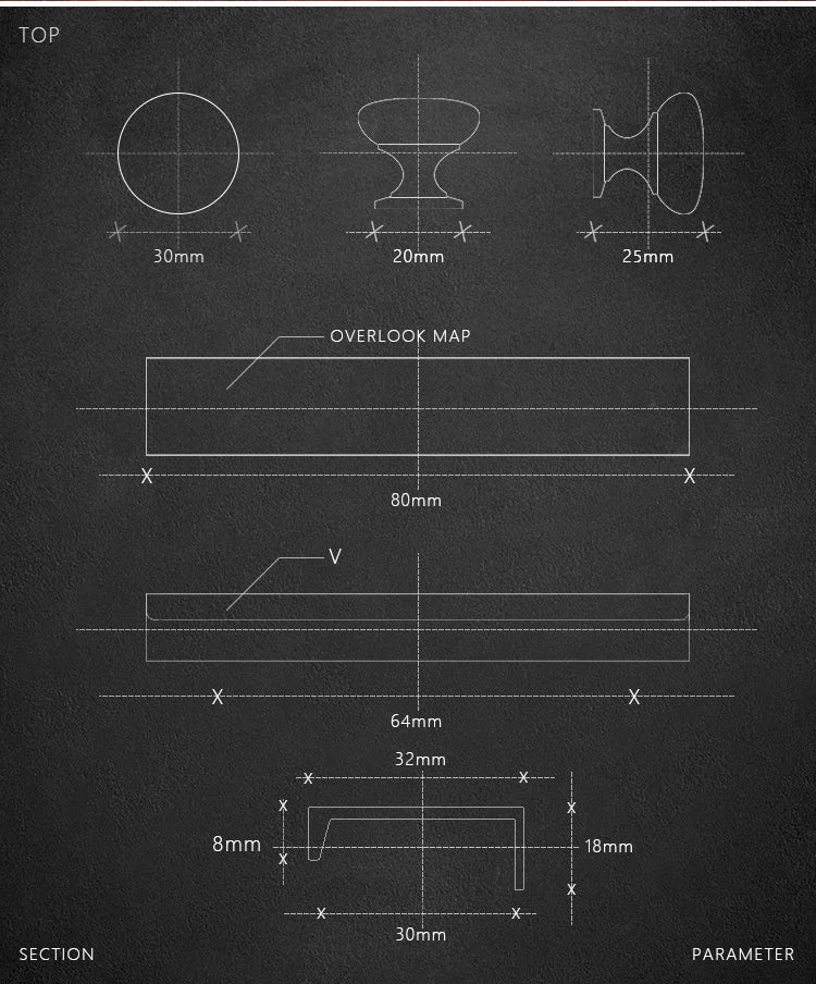 Hidden edge hardware handle - HAUSSLYON