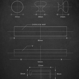 Hidden edge hardware handle - HAUSSLYON
